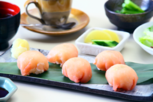 生ハムの手まり寿司