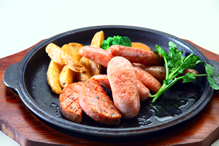 ソーセージのグリル